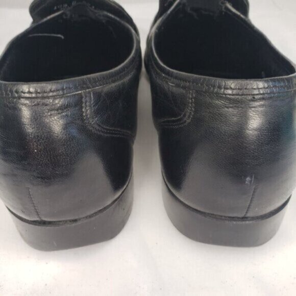 Florsheim Comfortech Milano Moc Toe Loafer US 10-1/2D Black Leather Slip… - Picture 5 of 16